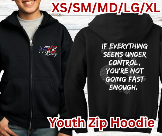 YOUTH MTKB Not Fast Enough ZIP UP Hoodie