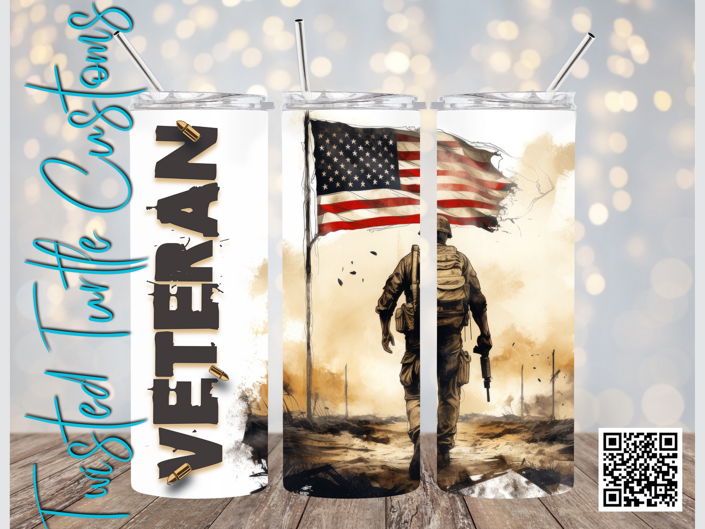 Veteran's Walking 20oz Tumbler